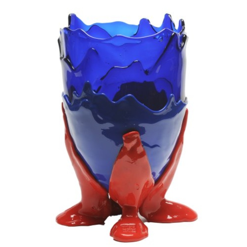 Clear Extracolor Vase by Gaetano Pesce for Fish Design for sale at Pamono