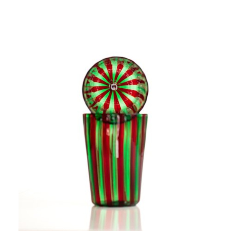 Cocktail Set in Murano Glass by Mariana Iskra, Set of 2 for sale at Pamono