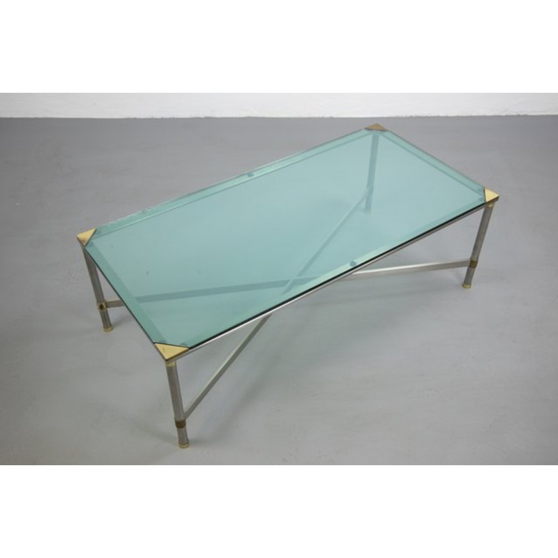 Coffee Table from Cristal Art, 1970s for sale at Pamono