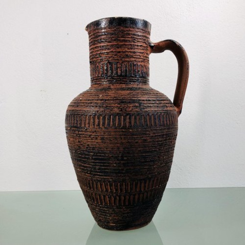 Large Terracotta Vase for sale at Pamono
