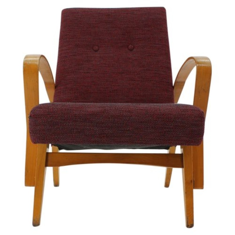 Mid-Century Armchair, Czechoslovakia, 1960s for sale at Pamono