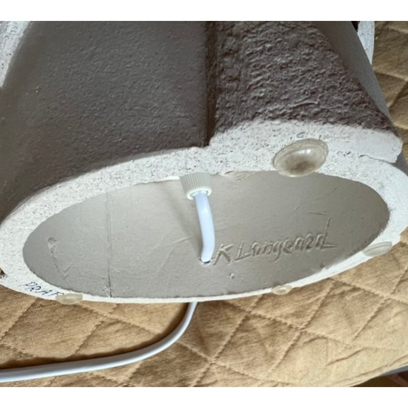 Oskolki Ceramic Table Lamp by Katia Langeard for sale at Pamono