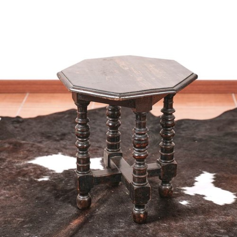 Rocchetto Table in Hexagonal Wood for sale at Pamono