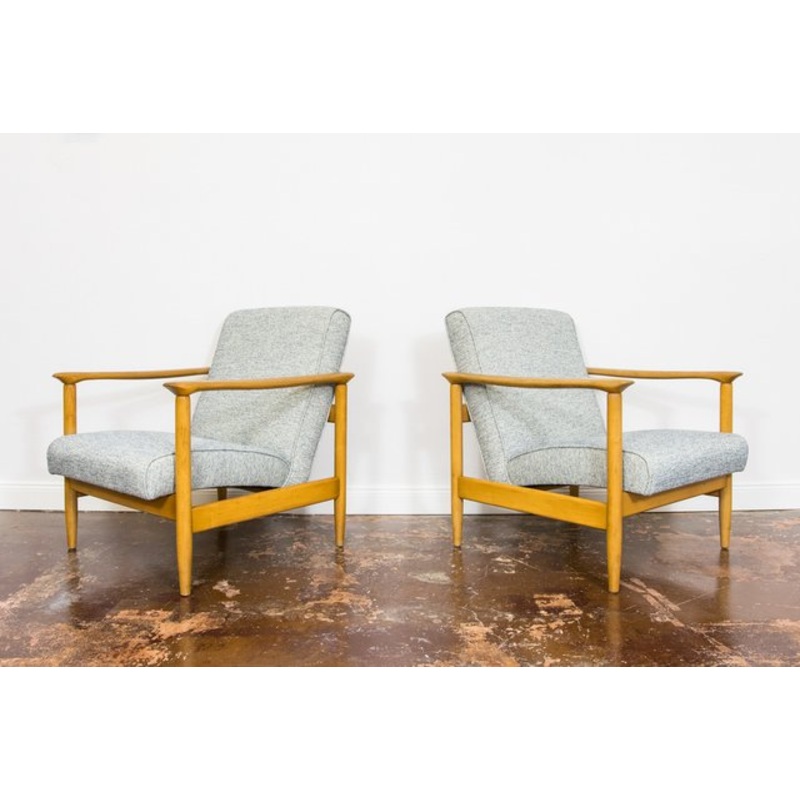 Set of GFM-142 Armchairs by Edmund Homa, 1960s for sale at Pamono