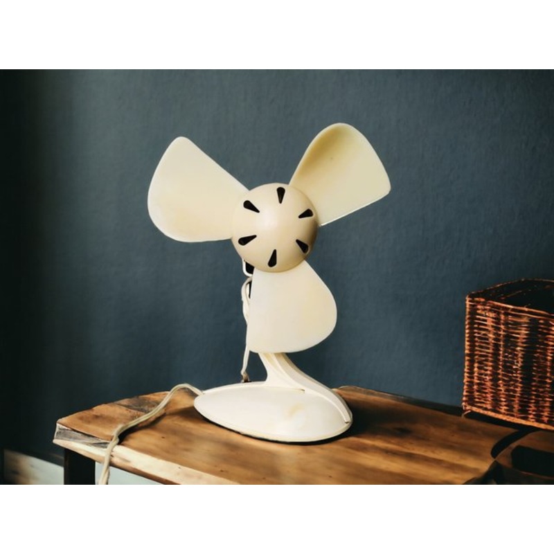 Vintage Art Deco Style Portable Air Ventilator Fan, 1975 for sale at Pamono-SCS-1771120