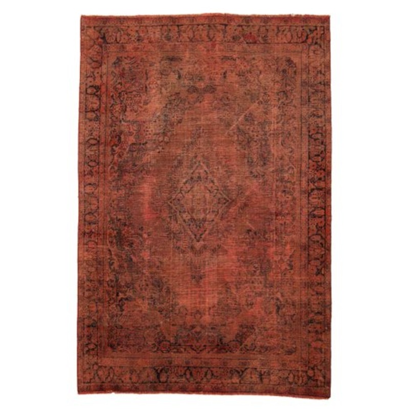 Vintage Hand-Knotted Reworked Middle Eastern Rug for sale at Pamono-SZS-2143228