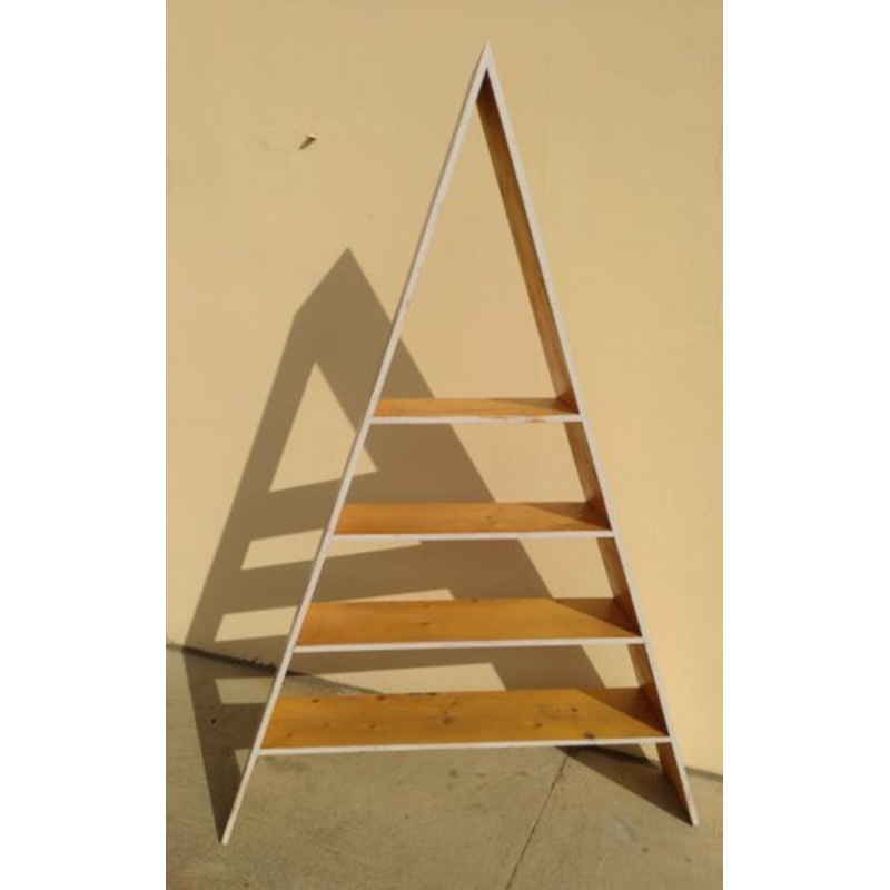 Vintage Wood Bookshelf, 1980s for sale at Pamono