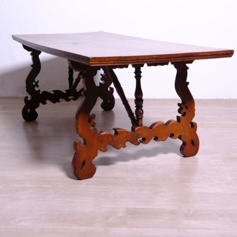 Walnut Table from Frattino, Late 19th Century for sale at Pamono