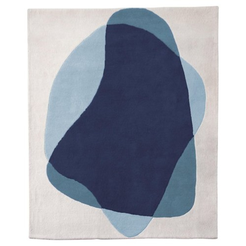 Blue and Grey Serge Rug by Harto for sale at Pamono