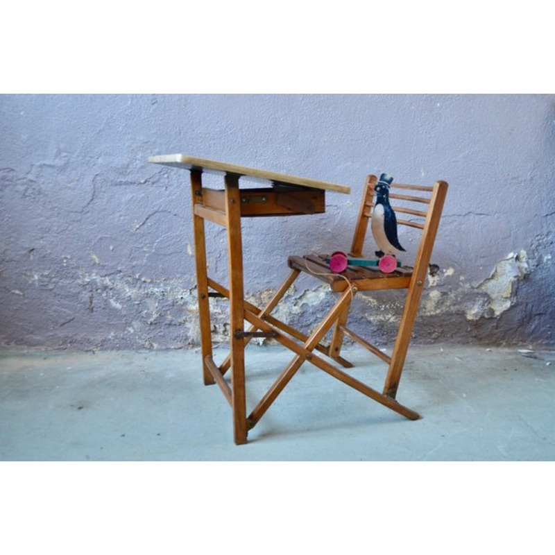 Foldable Child’s Desk for sale at Pamono