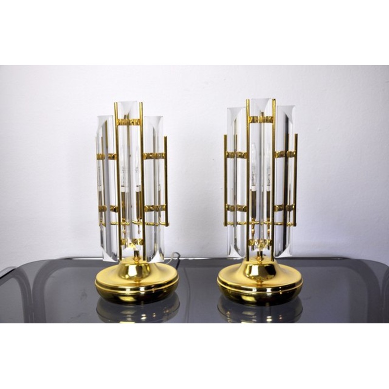Lamps from Venini, Italy, 1980s, Set of 2 for sale at Pamono