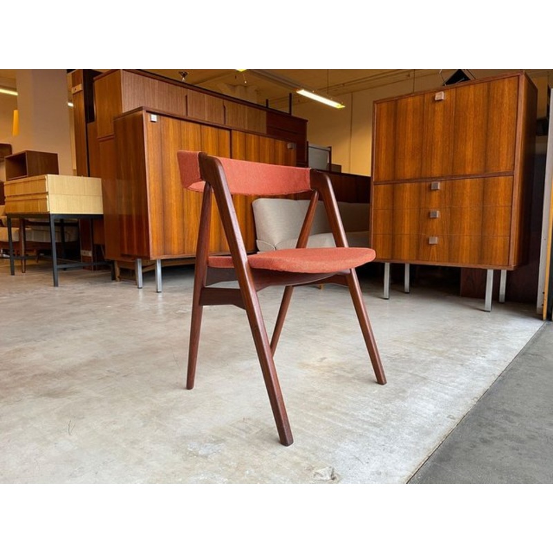 Mid-Century Danish Teak Desk Chair by Th. Harlev, 1960s for sale at Pamono