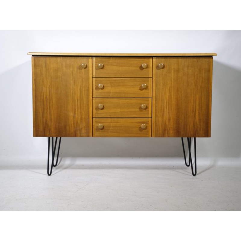 Mid-Century Sideboard on Hairpin Legs, 1970s for sale at Pamono