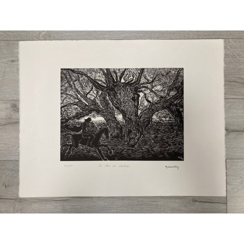 Monique Lavallee, The King of the Alders, Engraving, 1990s for sale at Pamono