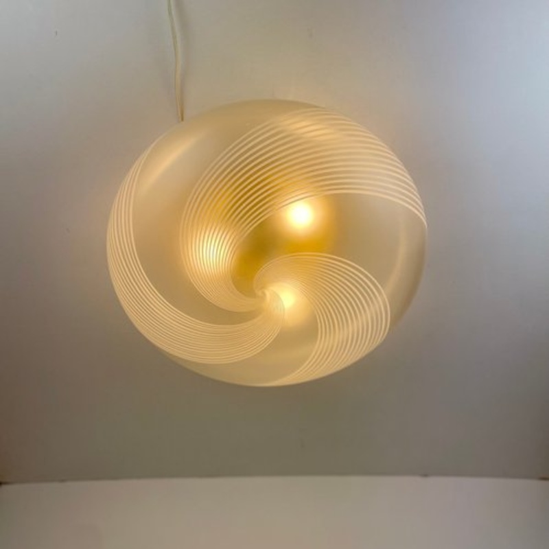 Murano Glass Ceiling Lamp, 1980s for sale at Pamono-DX-2159258