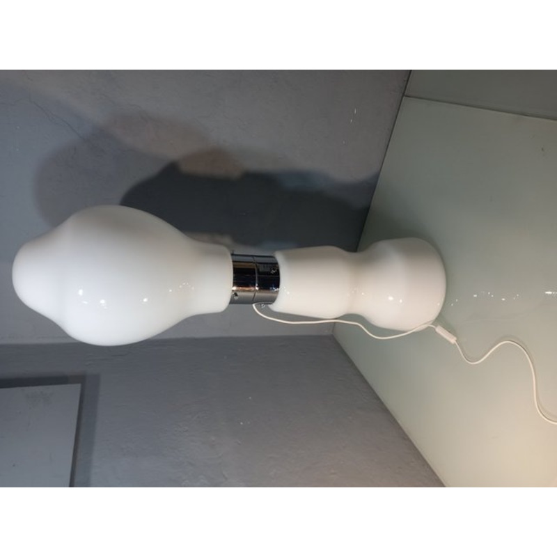 Piano Double Glass Floor Lamp by Carlo Nason for Mazzega, 1990s for sale at Pamono