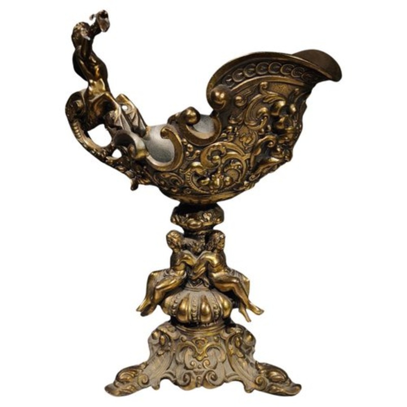 Renaissance Cup in Bronze, 1880s for sale at Pamono