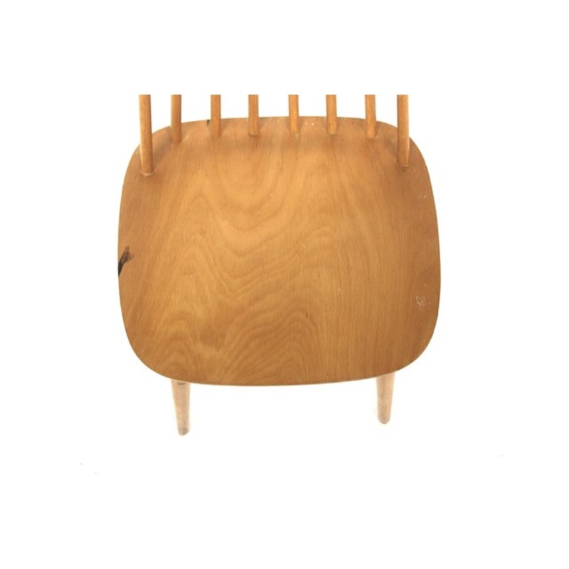 Scandinavian Beech Chair, 1960 for sale at Pamono