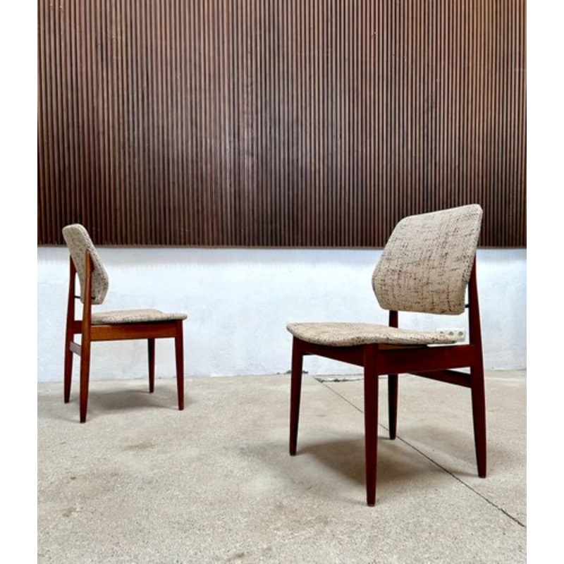 Set of Side or Dining Chairs in Teak from Casala, Germany, 1950s for sale at Pamono