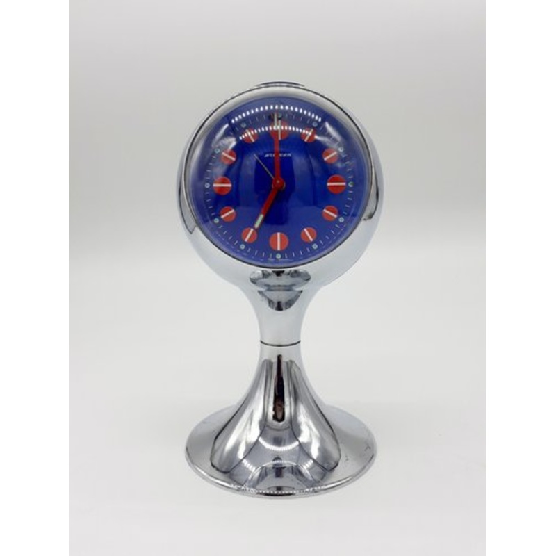 Space Age Clock from Steiger, West Germany, 1970s for sale at Pamono