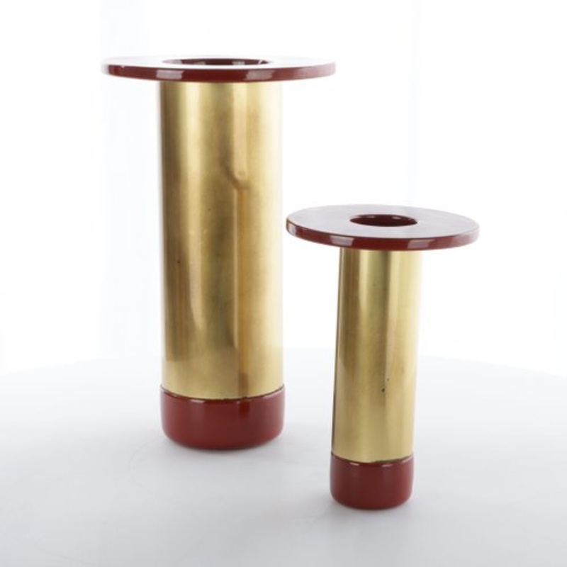 Vases by Ettore Sottsass, Set of 2 for sale at Pamono