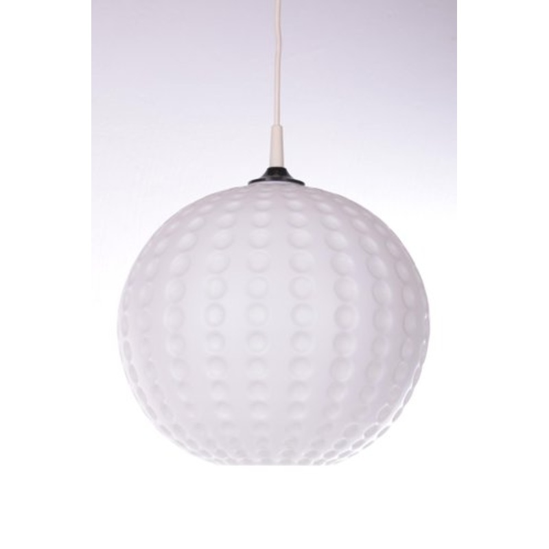 Vintage Milk Glass Hanging Lamp from Peill and Putzler, Germany, 1960s for sale at Pamono