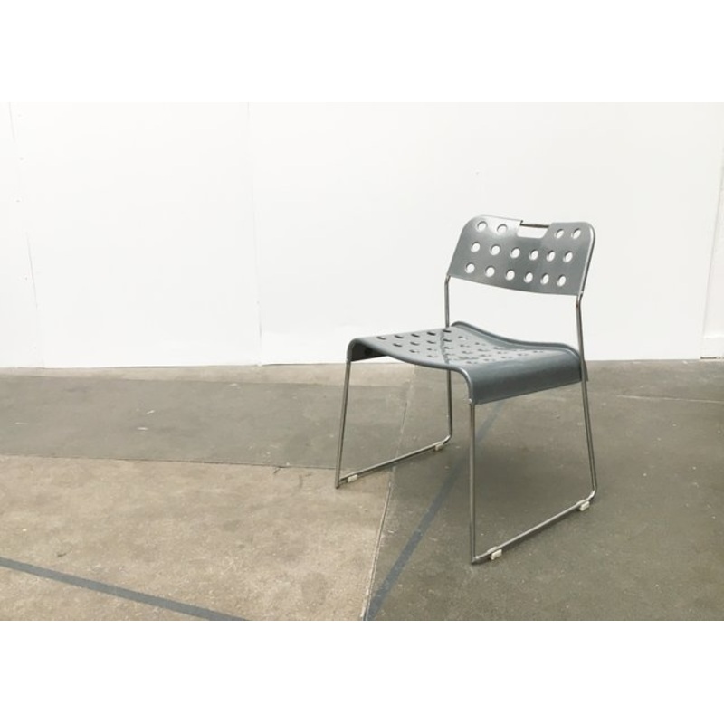Vintage Space Age Postmodern Omkstack Chair by Rodney Kinsman for Bieffeplast for sale at Pamono