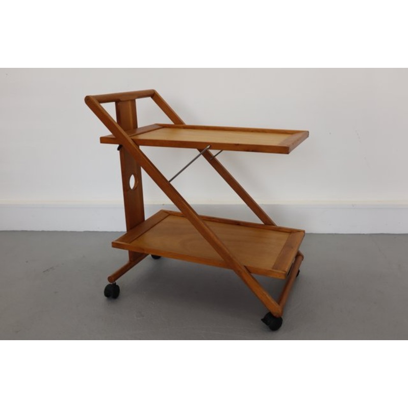 Wooden Trolley, 1960s for sale at Pamono