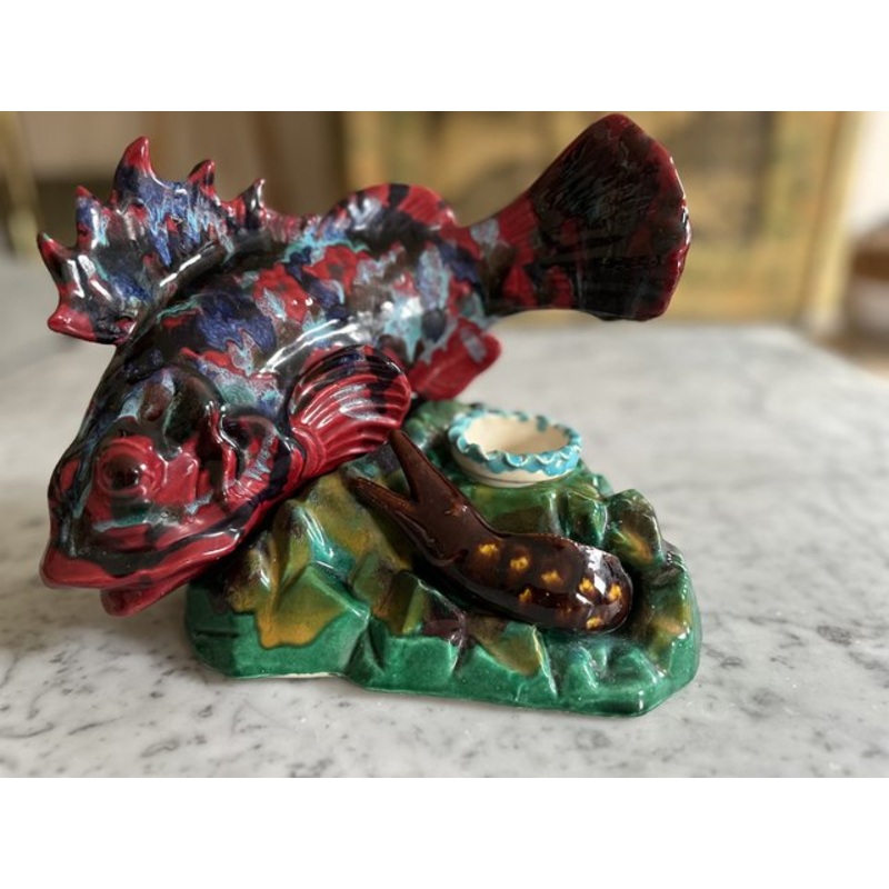 Ceramic Fish in the style of Vallauris, 1950s for sale at Pamono