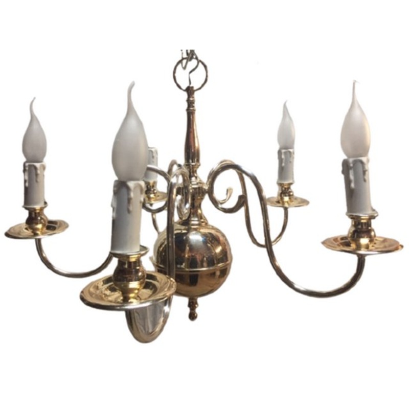Dutch Flemish Style Chandelier for sale at Pamono