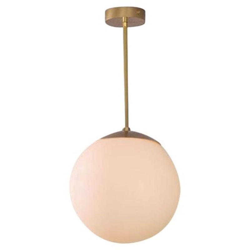 Glass Globe Opal 30 Pendant Light by Schwung for sale at Pamono