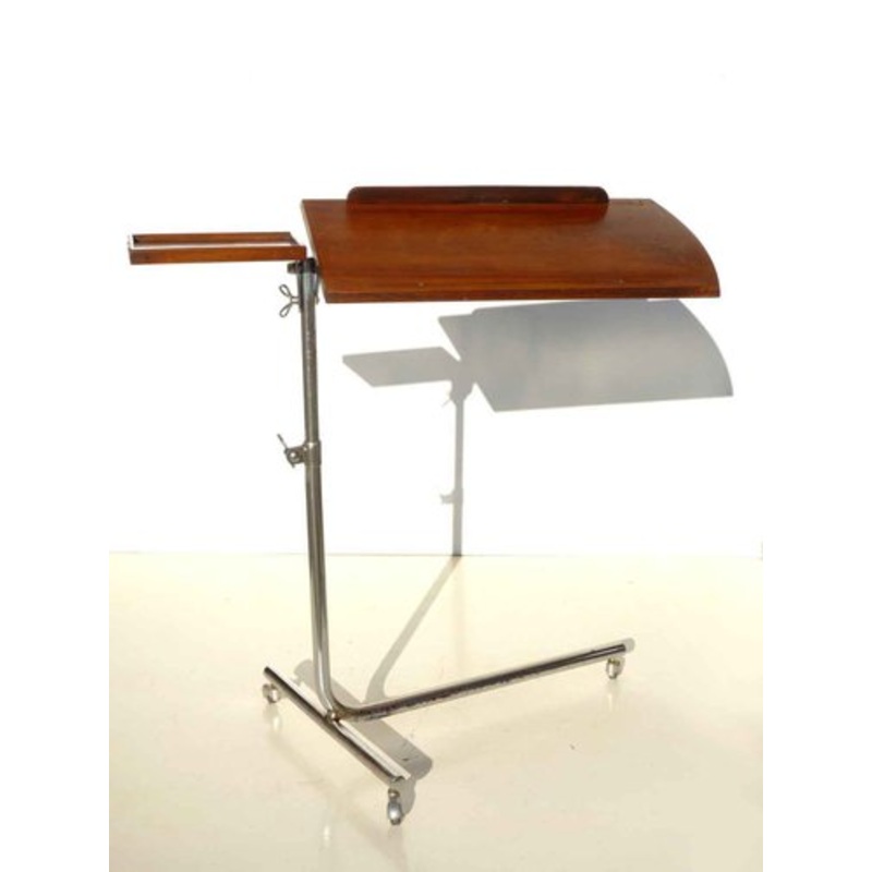 Italian Rationalist Adjustable Table Cova Milano, 1930s for sale at Pamono