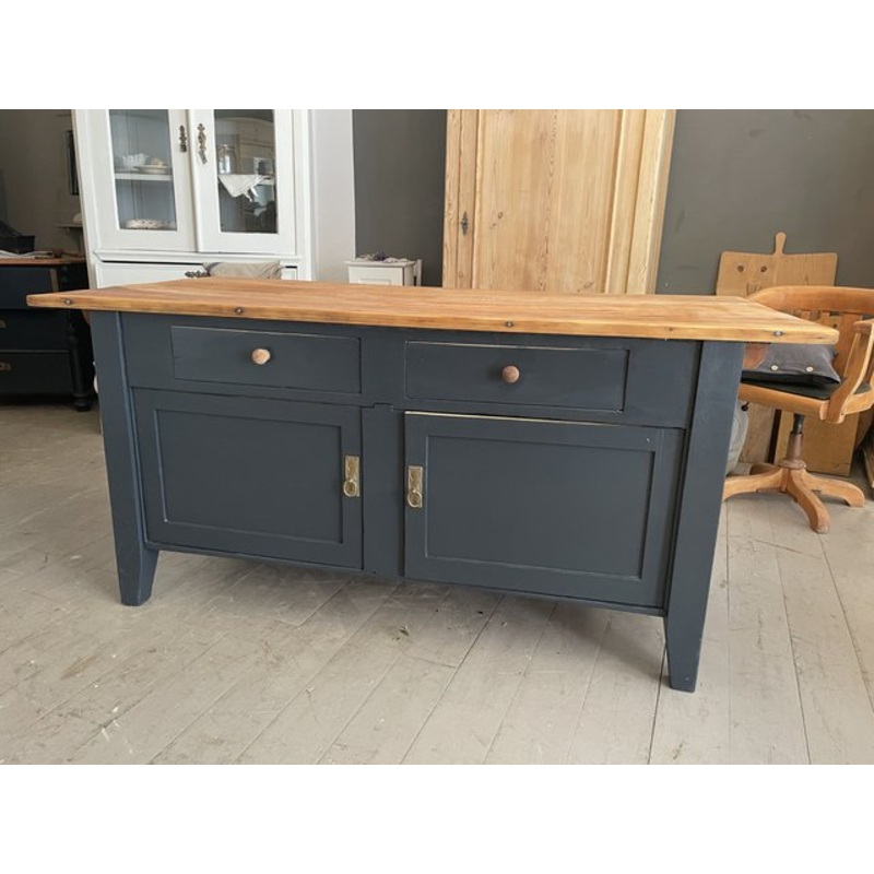 Large Brown and Grey Chest of Drawers for sale at Pamono