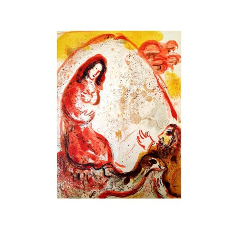 Marc Chagall – The Bible – Rachel – Original Lithograph 1960 for sale at Pamono