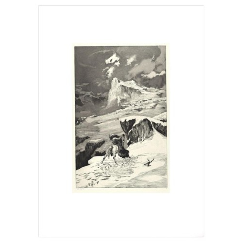 Max Klinger, Fight Between Centaurs, Etching and Aquatint, 1881 for sale at Pamono