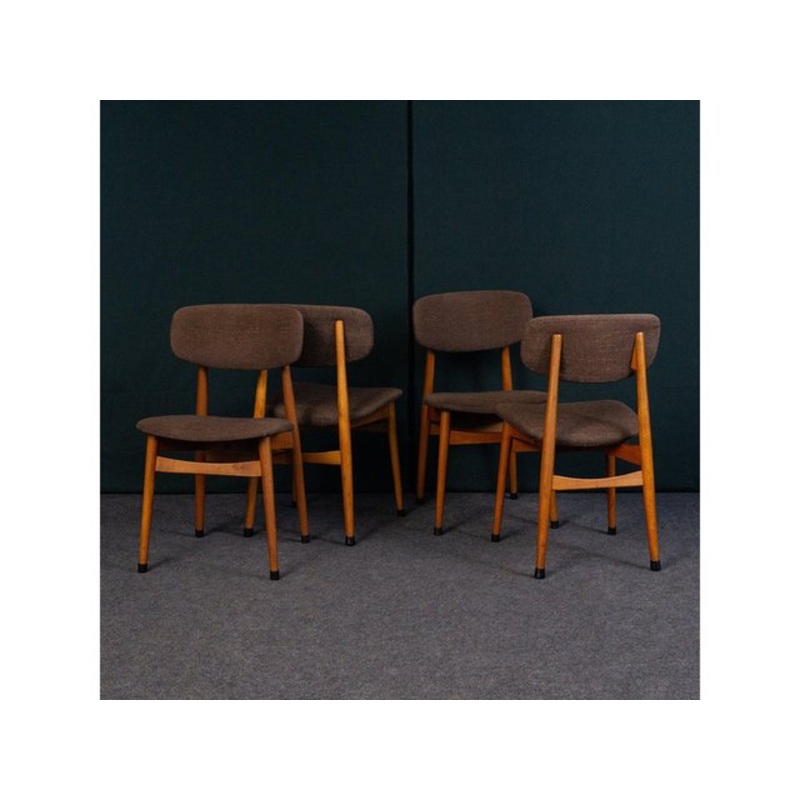 Mid-Century Chairs, Set of 4 for sale at Pamono