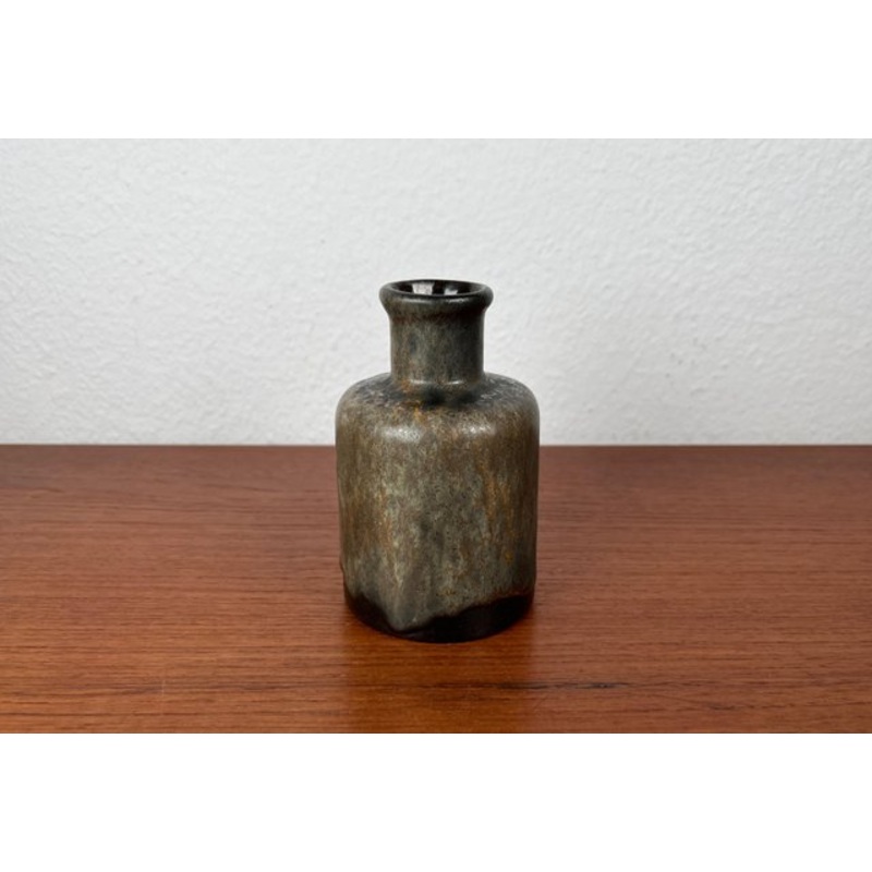 Mid-Century West German Pottery WGP Fat Lava Vase from Ruscha, 1960s for sale at Pamono