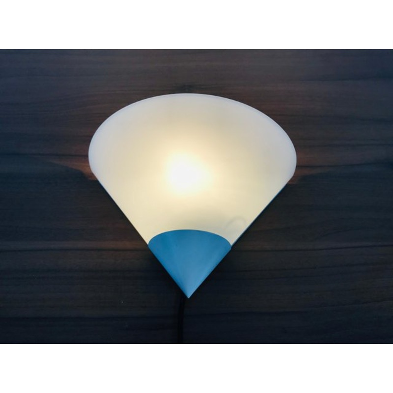 Opalina Glass Wall Light by Glashtte Limburg, 1970s for sale at Pamono