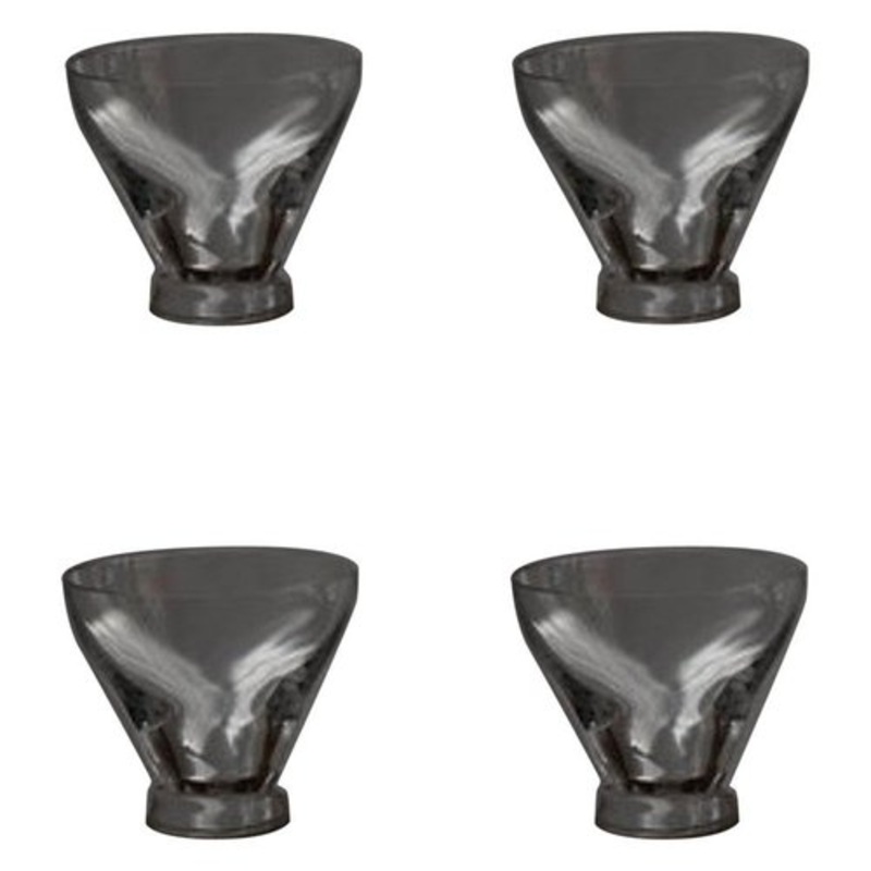 Overflow Clear Glassware by Milena Kling, Set of 4 for sale at Pamono