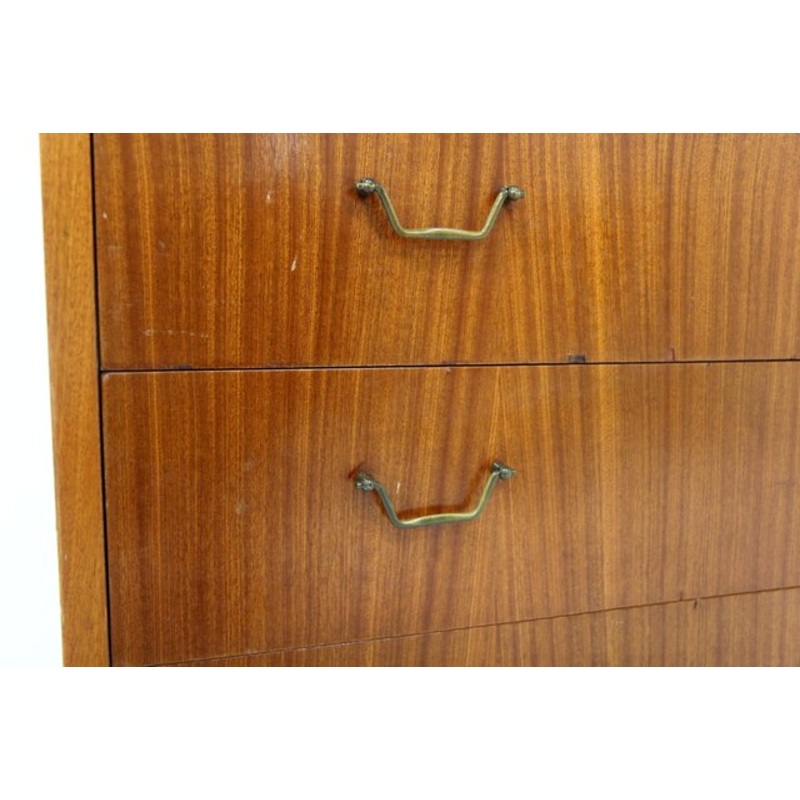 Scandinavian Mahogany Writing Desk from Brderna Gustafssons, Sweden, 1950s for sale at Pamono