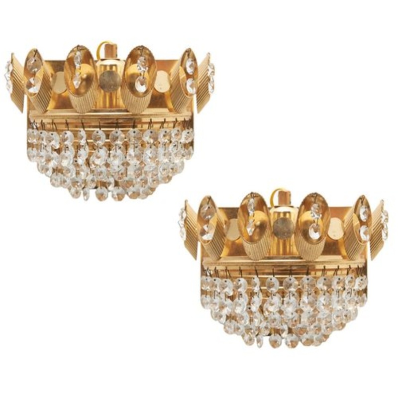 Sconces from Palwa, 1970s, Set of 2 for sale at Pamono