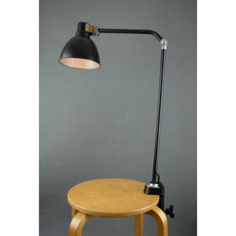 Task Lamp or Clamp Table Light by Peter Behrens for AEG, 1920s, Germany for sale at Pamono
