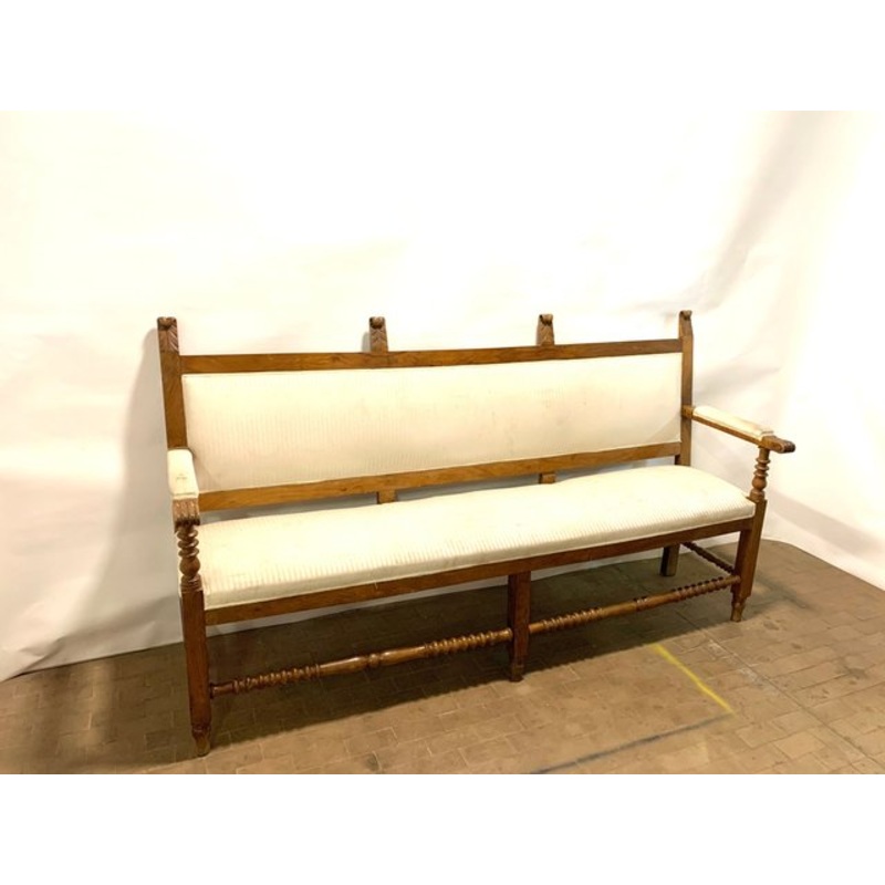 Vintage Italian Walnut Sofa for sale at Pamono
