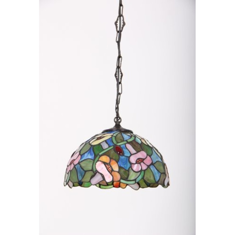 Danish Lead Glass Pendant Lamp, 1970s for sale at Pamono