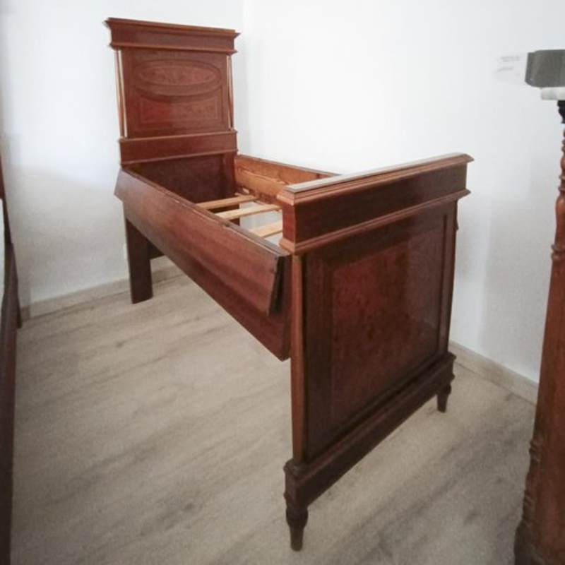 Empire Style Children’s Cot Bed with Reclining Sides, Italy for sale at Pamono