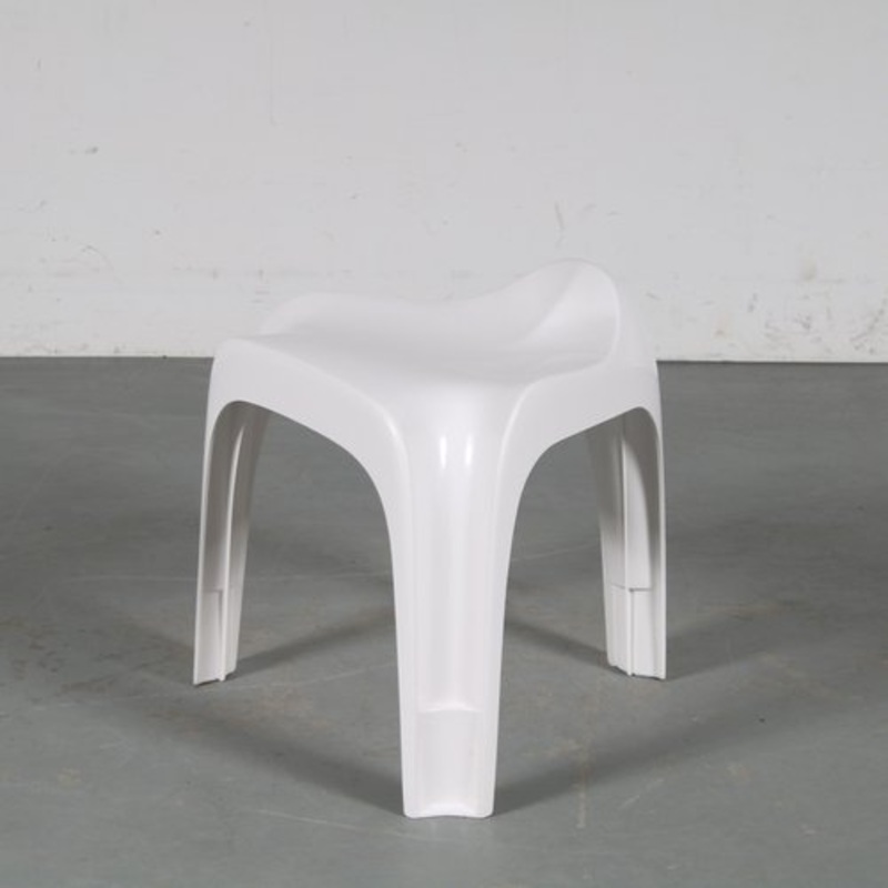 German Casalino Stool in White by Alexander Begge for Casala, 2000s for sale at Pamono