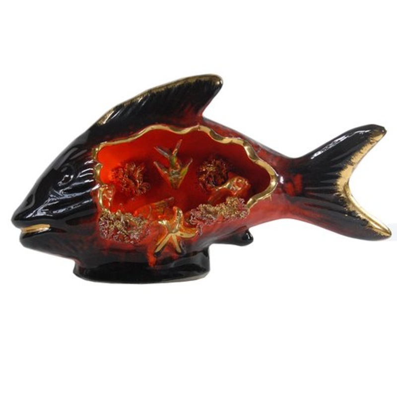 Large French Ceramic Table Lamp from Vallauris, 1960s for sale at Pamono