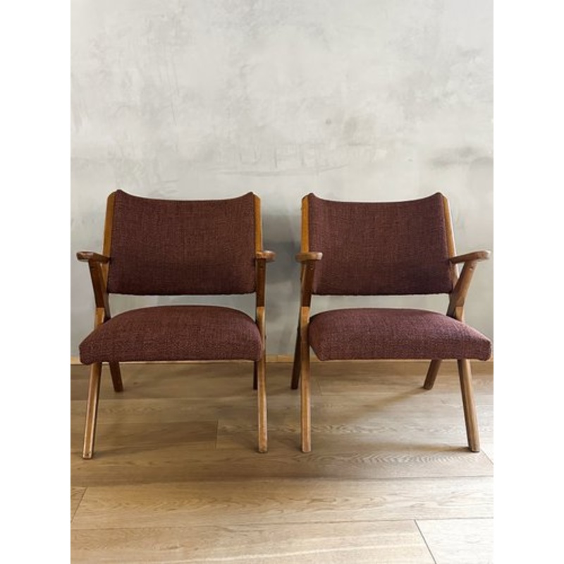 Set of Dal Vera Armchairs, 1950s for sale at Pamono-ORR-2159902