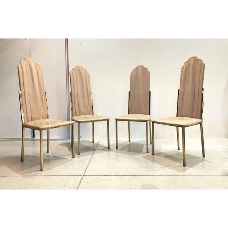Vintage Dining Chairs by Alain Delon, Set of 4 for sale at Pamono