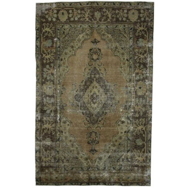 Vintage Hand-Knotted Middle Eastern Rug for sale at Pamono-SZS-2143221